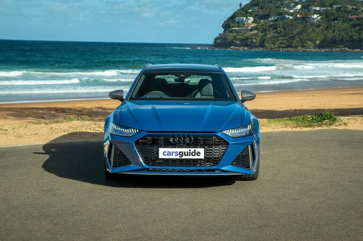 The RS6 is wide, it’s chiselled, it’s not just good looking, it’s iconically Audi. (Image: Tom White)