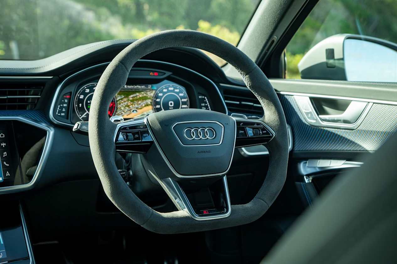 The steering is awesome, communicating the texture of the road nicely to the driver. (Image: Tom White)