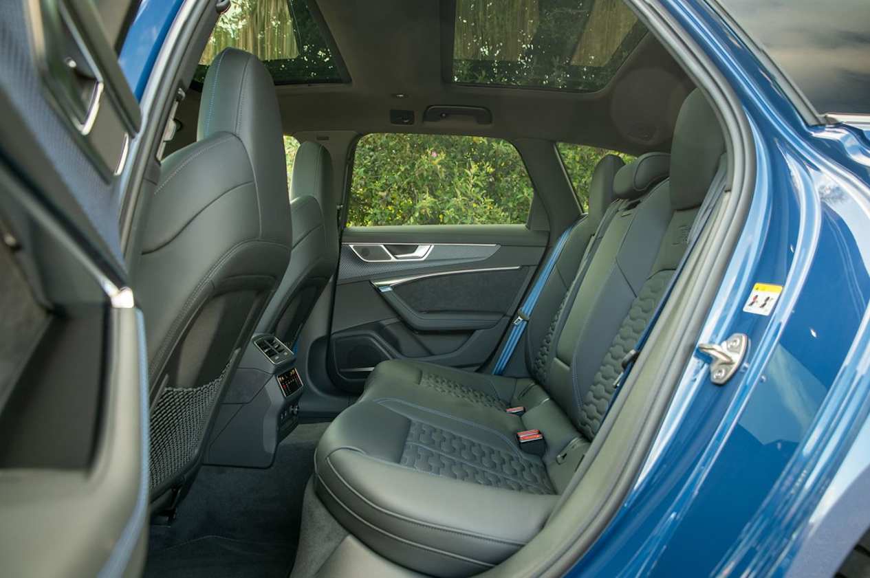 Where the RS6 shines is in the back seat. (Image: Tom White)