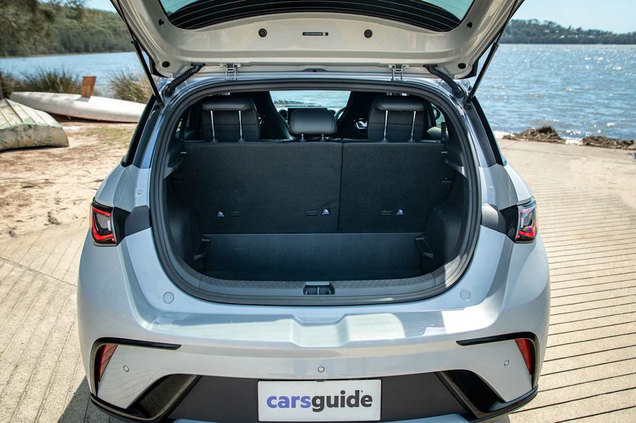 Boot space is 345 litres if you move the false floor to its lowest position. (Image: Tom White)