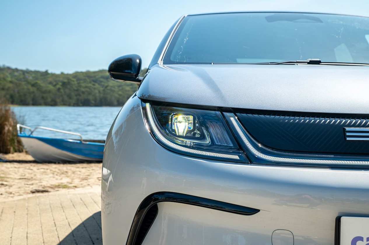 The Dolphin features LED headlights. (Image: Tom White)