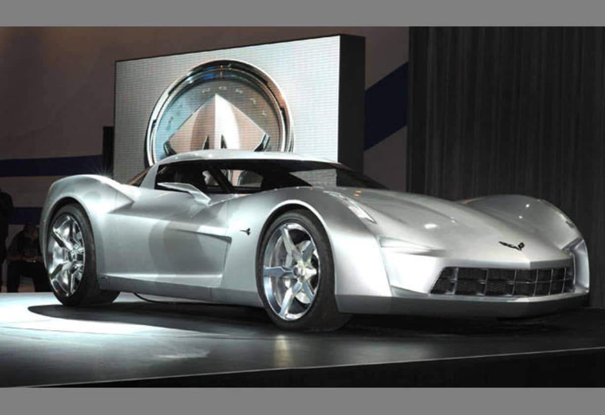 The Corvette concept - based on the Stingray - will debut as the character 'Sideswipe' in the upcoming Transformers: Revenge of the Fallen.