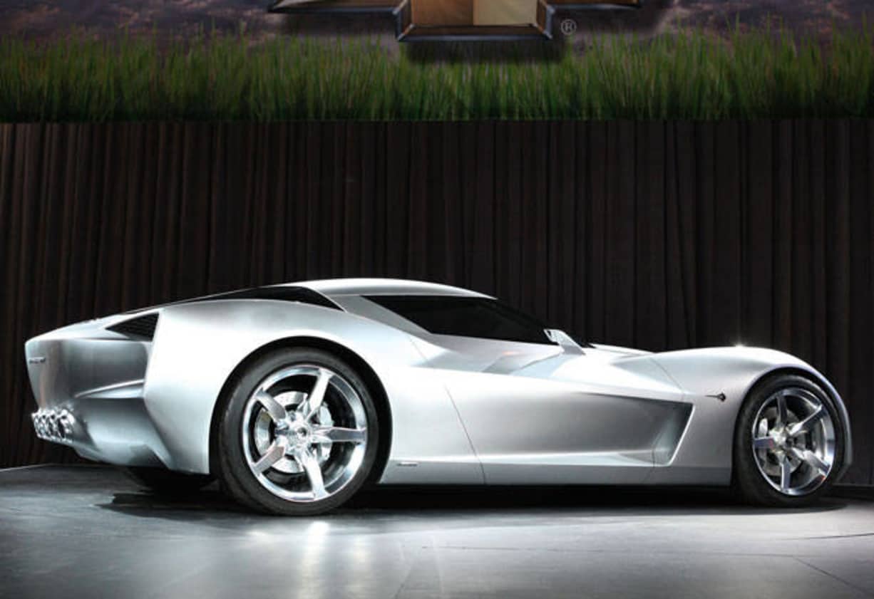 The Corvette concept - based on the Stingray - will debut as the character 'Sideswipe' in the upcoming Transformers: Revenge of the Fallen.