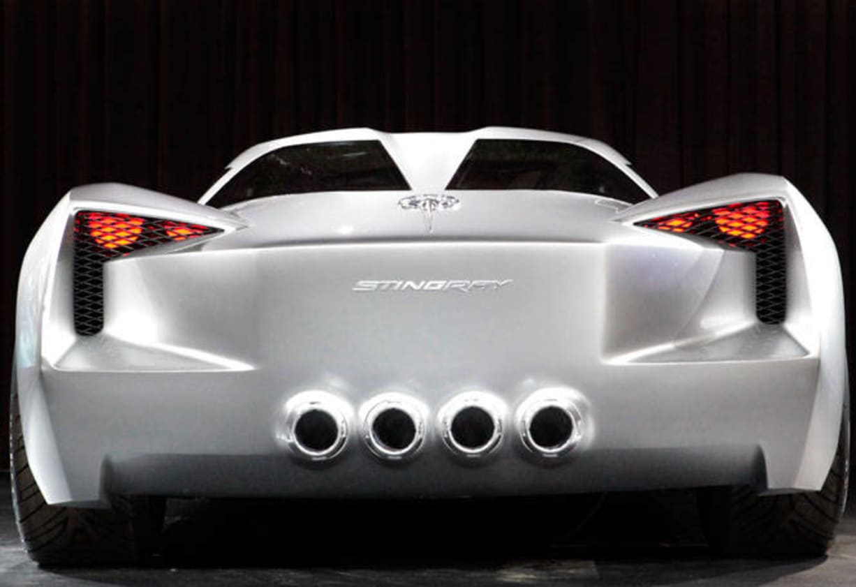 The Corvette concept - based on the Stingray - will debut as the character 'Sideswipe' in the upcoming Transformers: Revenge of the Fallen.