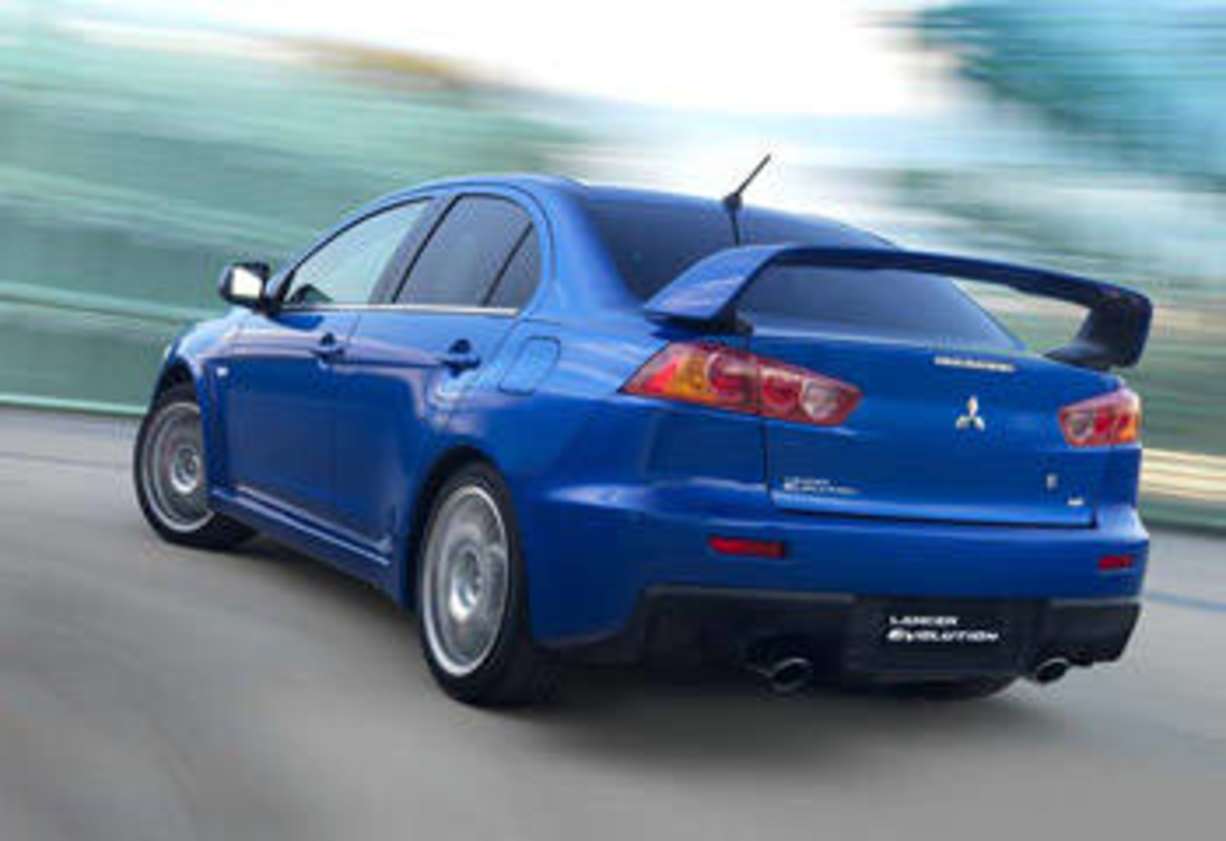 2008 Mitsubishi Lancer Evolution.