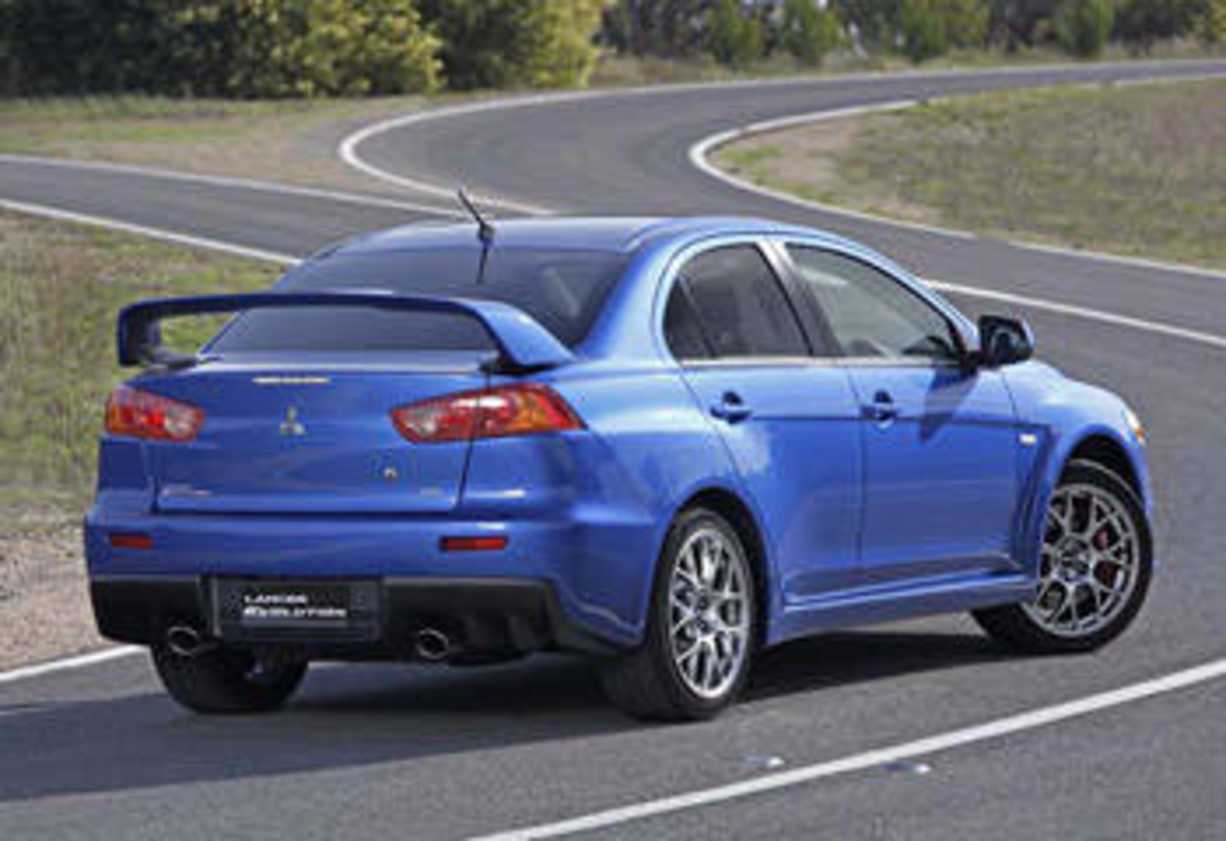 2008 Mitsubishi Lancer Evolution.
