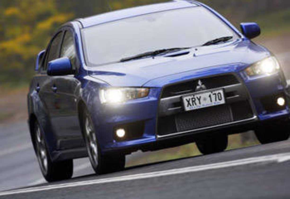 2008 Mitsubishi Lancer Evolution.