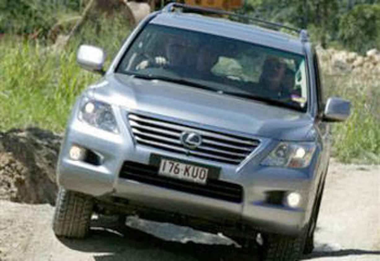 The LX570 responds well to the steering, and the sport/normal/comfort variable suspension.