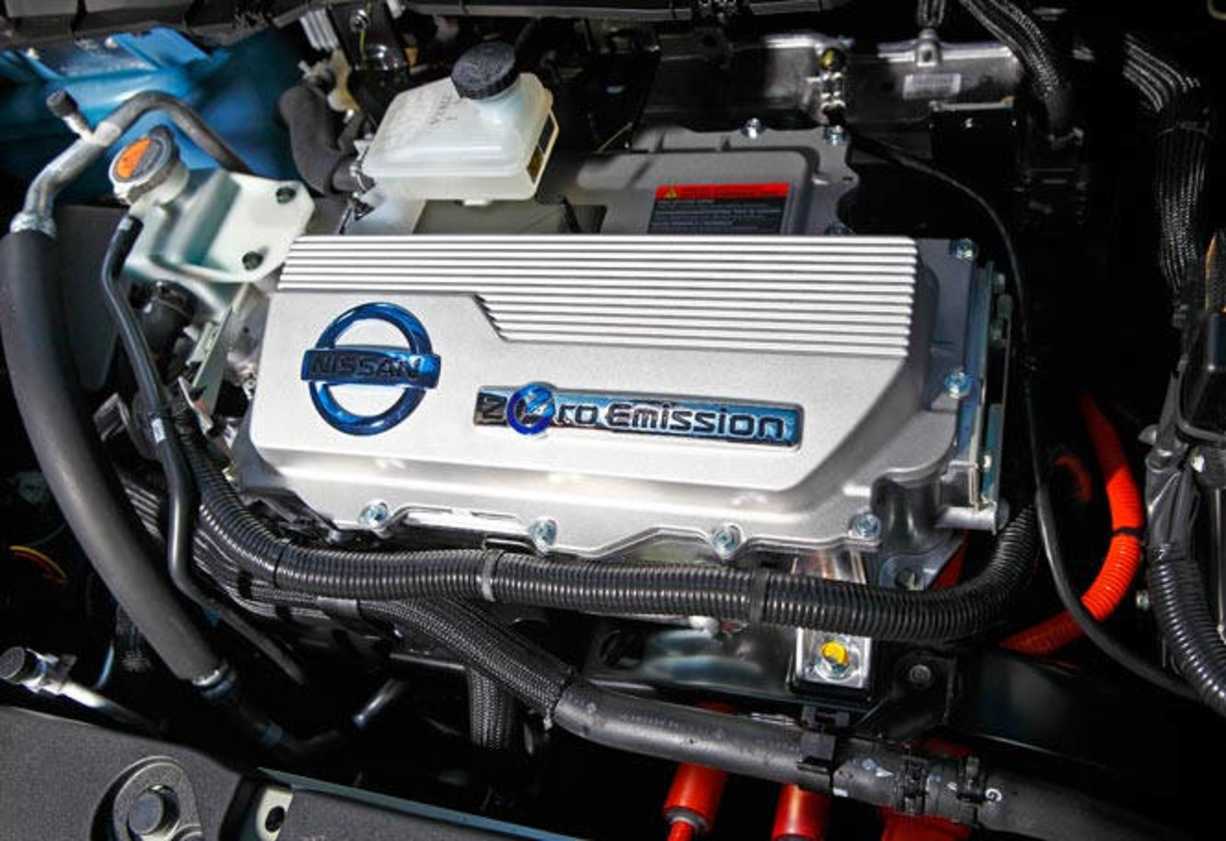 The Leaf has a 250-kilogram lithium-ion battery pack under the floor that feeds an electric motor with high-tech transmission, providing 280 Newton-metres of torque for realistic real-world performance.