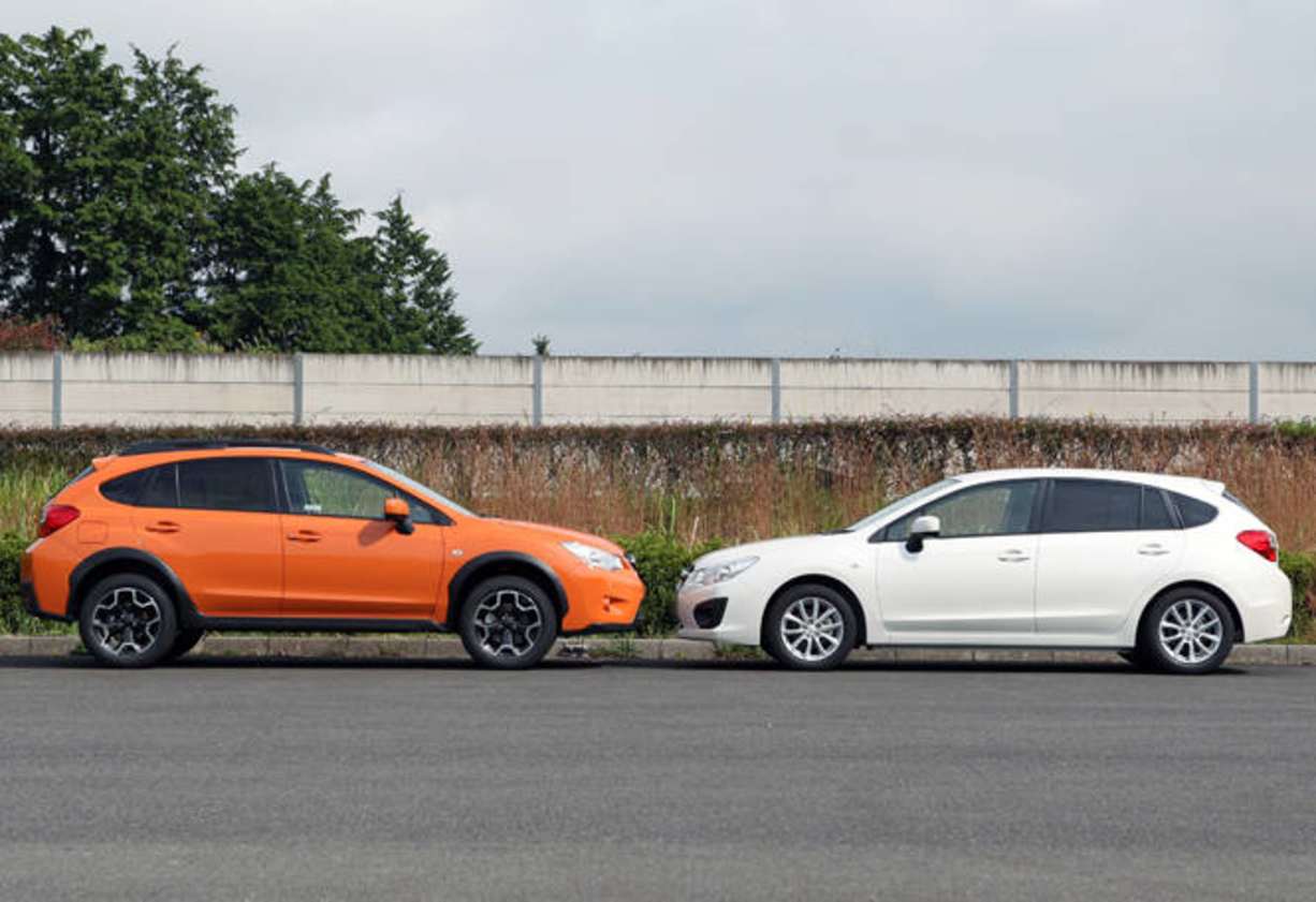Both new Subaru models come in three models: 2.0i, L and S. Even the base models come with Bluetooth while the L adds satnav and the S adds leather seats, heated in the front. Rear view camera, fog lights and a sunroof are optional on the L and S Impreza 