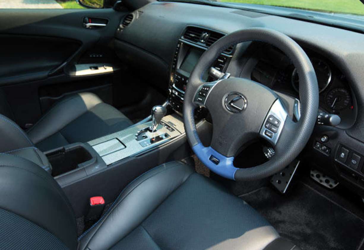 Gears are held longer, the exhaust report is crisper and throttle response is livelier. The Lexus engages our favourite hillclimb of 15-25km/h indicated corners as though developed specifically for this stretch, sitting flat and true.