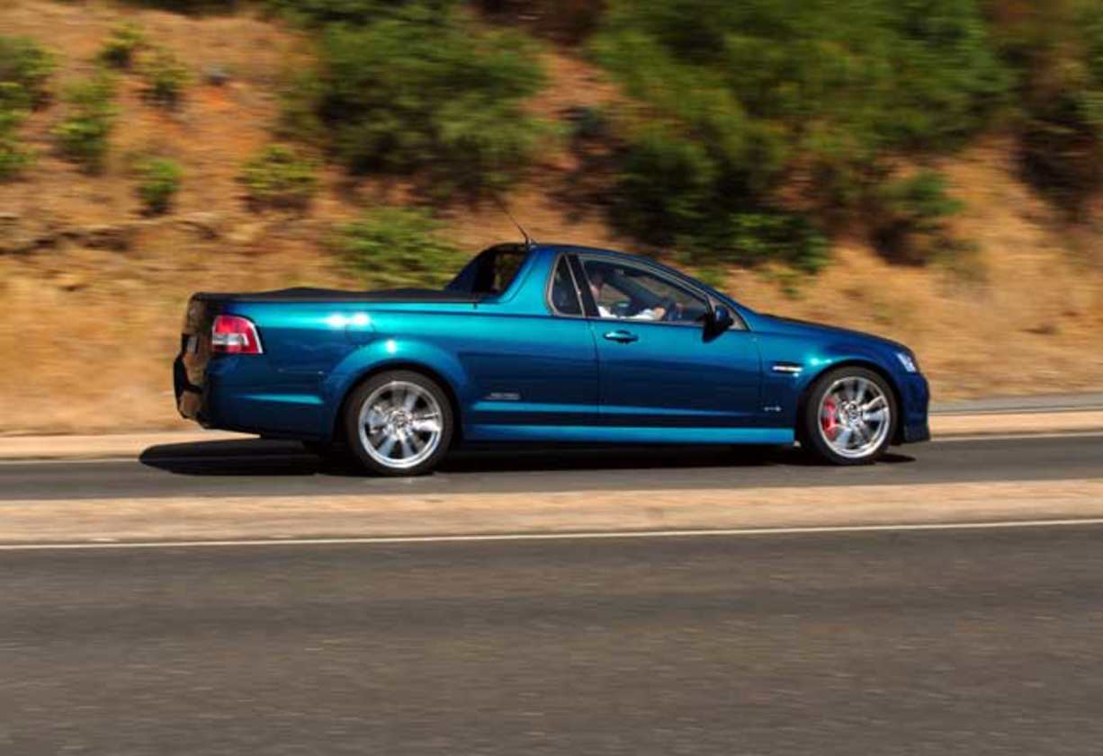 I still remember the Falcon ute that I was driving one wet weekday morning trying to swap ends on the freeway when I gunned it to make a sudden lane change. So too, quietly, does the missus. Having said that, our test vehicle, Holden's top of the line SSV