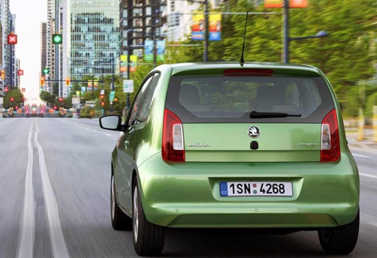 The Citigo gets a five-star crash rating. It has four airbags, electronic stability control, brake assist and brakeforce distribution.