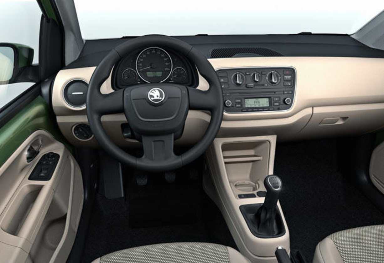 The Citigo feels big and airy on the inside. That sense of space plays with the car’s lively performance and it’s only a matter of a few kilometres down the road that you start believing that you’re driving the bigger Polo model.