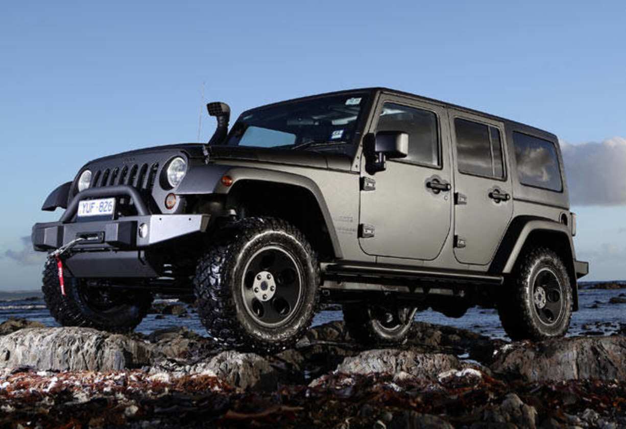 Visually the 2012 Jeep Wrangler and Wrangler Unlimited, the latter being the long-wheelbase four-door model, are as before.