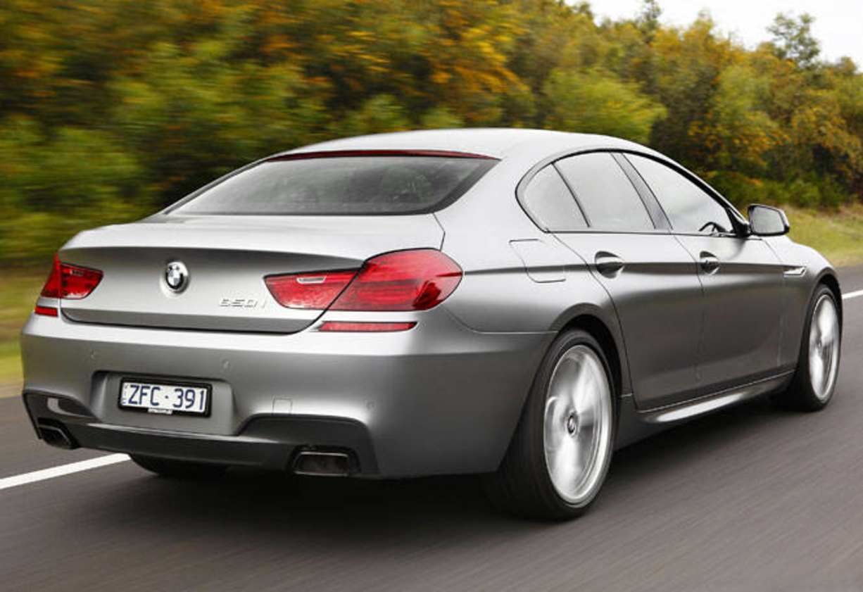 The BMW 650i Gran Coupe.