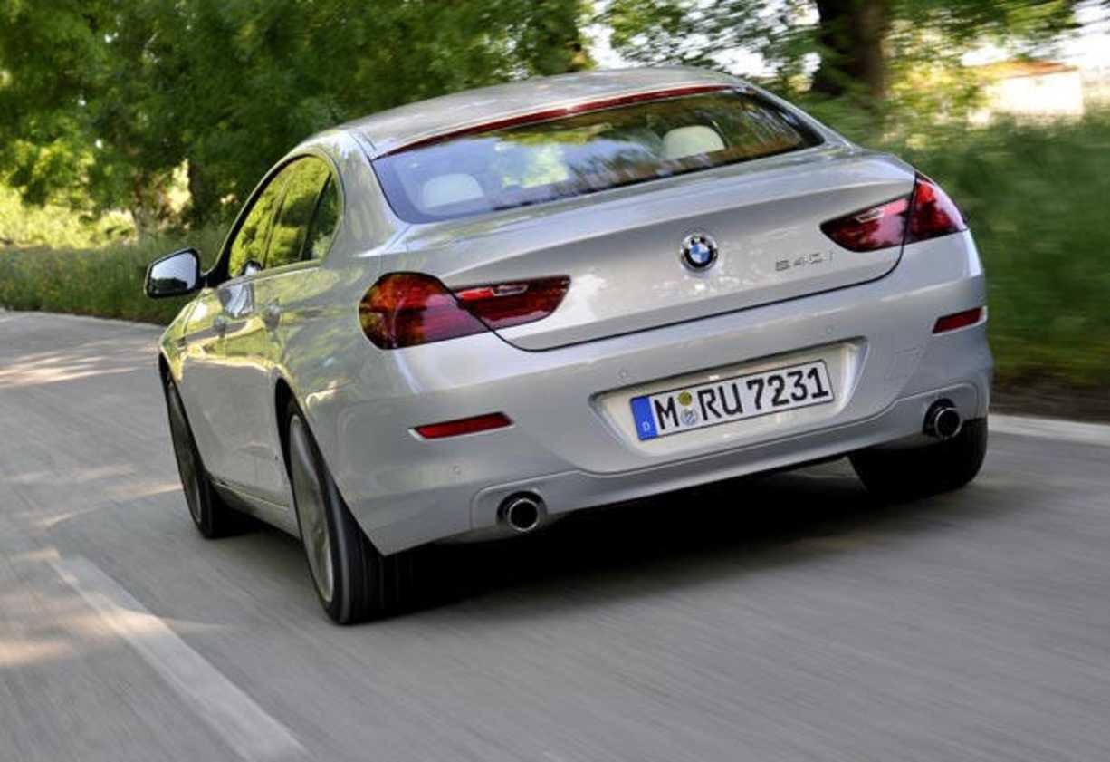 The BMW 640i Gran Coupe.