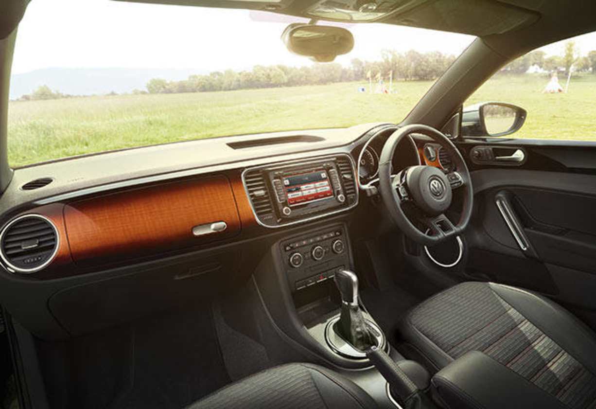 The Beetle still seats four, with a split-fold rear seat for added versatility.