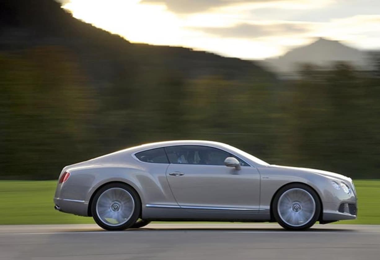 Firing it up is when it gets interesting - a six-litre twin-turbo W12 makes an interesting noise at idle through its large oval exhausts, and on part throttle it&#039;s also appealing, getting less melodic and more mechanical as the revs rise, which they do ve
