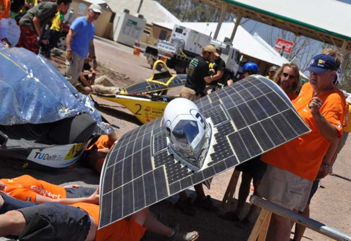 Japan&#039;s Tokai Challenger solar vehicle (Photo: Pressganged Images)