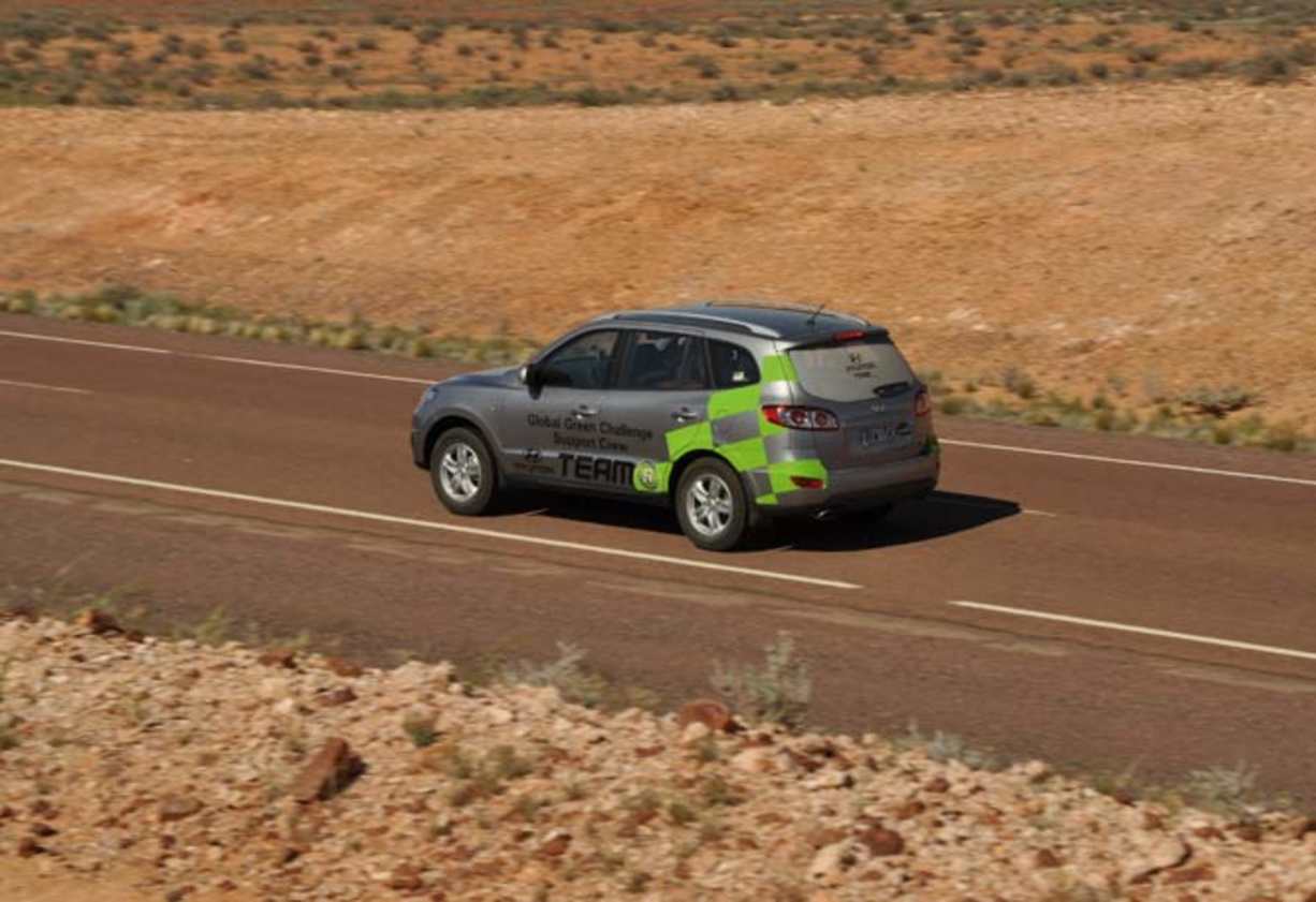 The Carsguide Hyundai Santa Fe team vehicle (Photo: Pressganged Images)