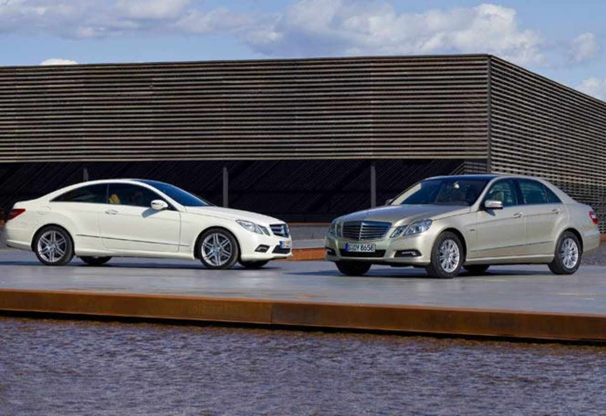 Mercedes-Benz E-Class coupe and sedan