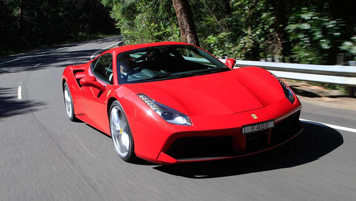 2016 Ferrari 488GTB.