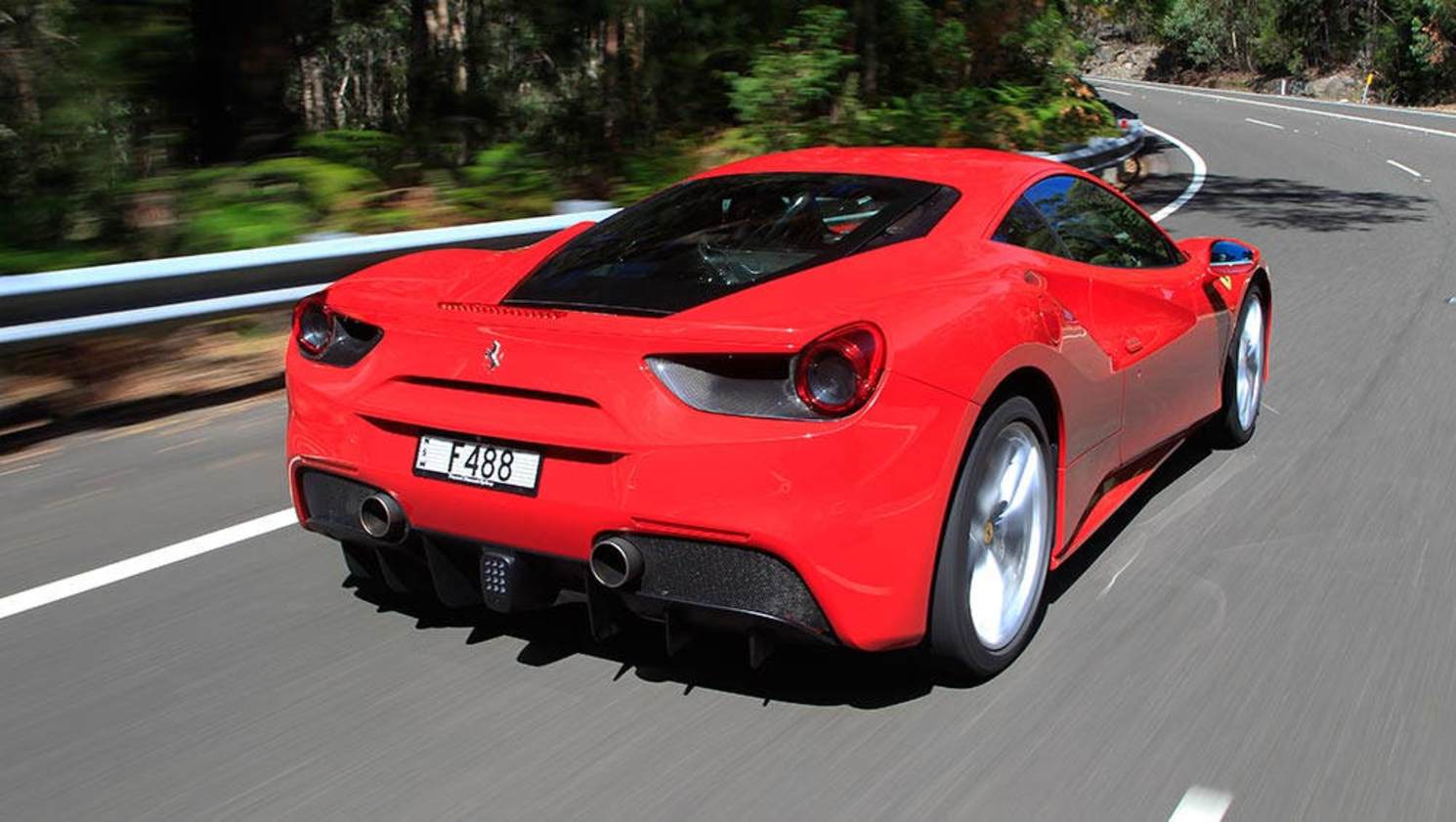 2016 Ferrari 488GTB.