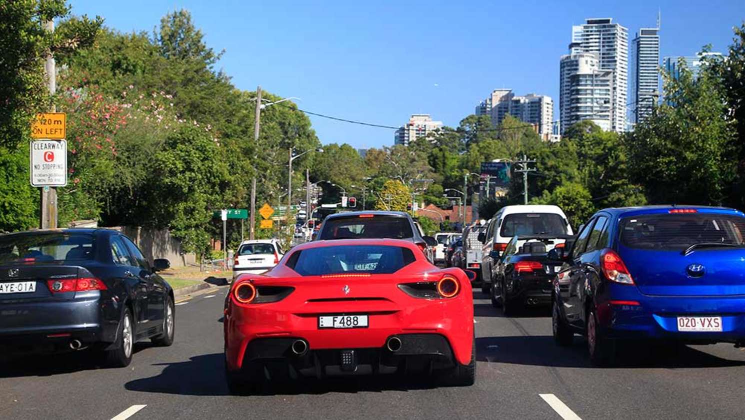 2016 Ferrari 488GTB.