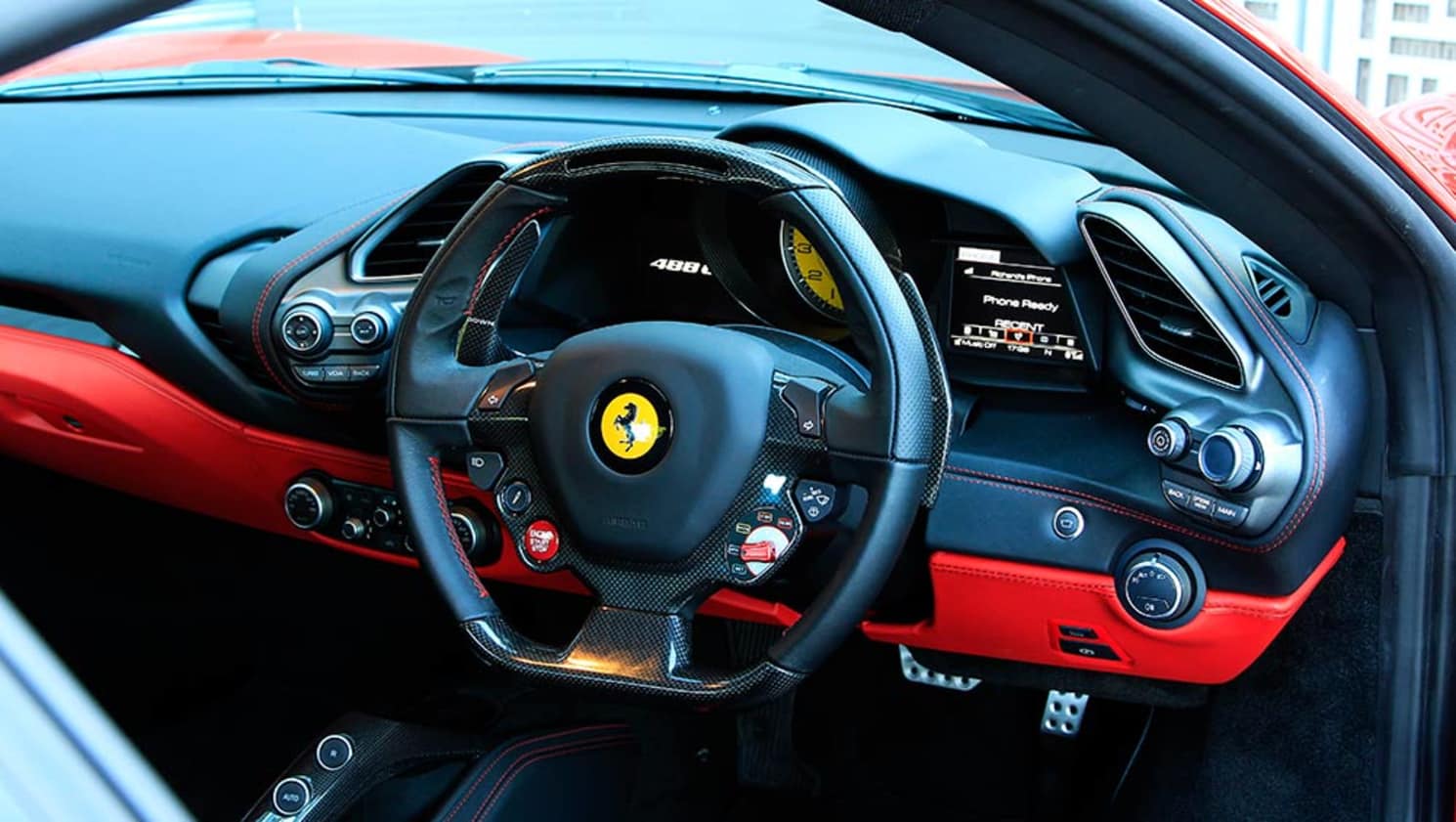 2016 Ferrari 488GTB.