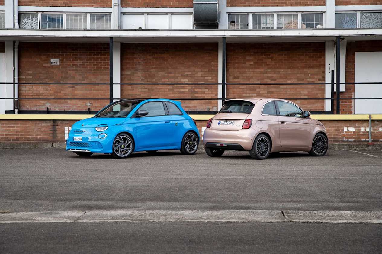 The Abarth has a ridiculous over-the-top styling (Image: Tom White)