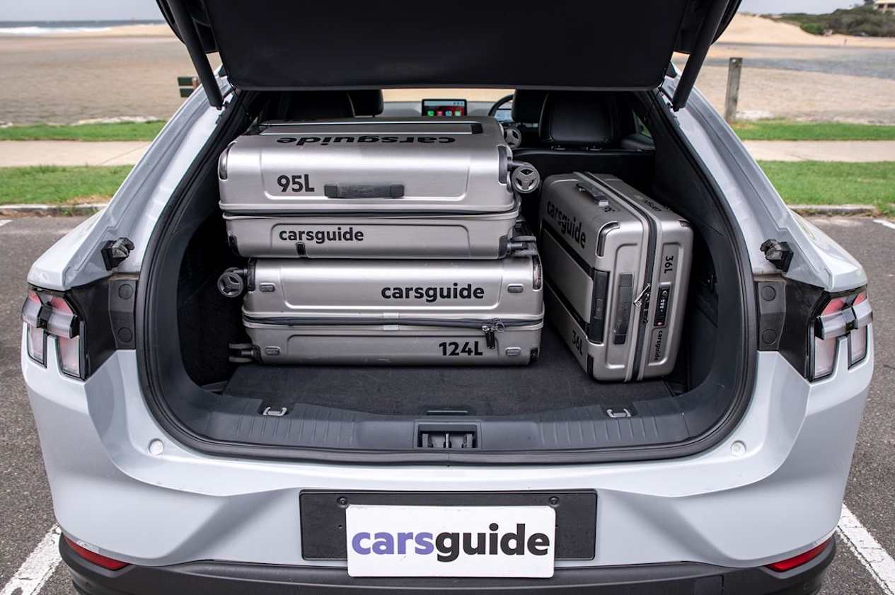 The Mach-E has ample boot space for your luggage storing needs. (Image: Tom White)