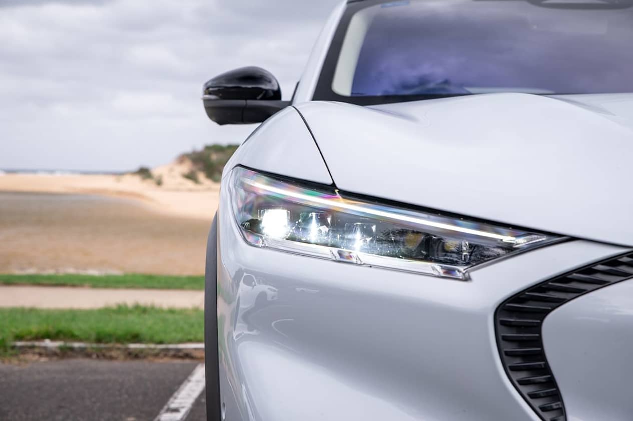 Mustang Mach-E Select grade pictured. (Image: Tom White)