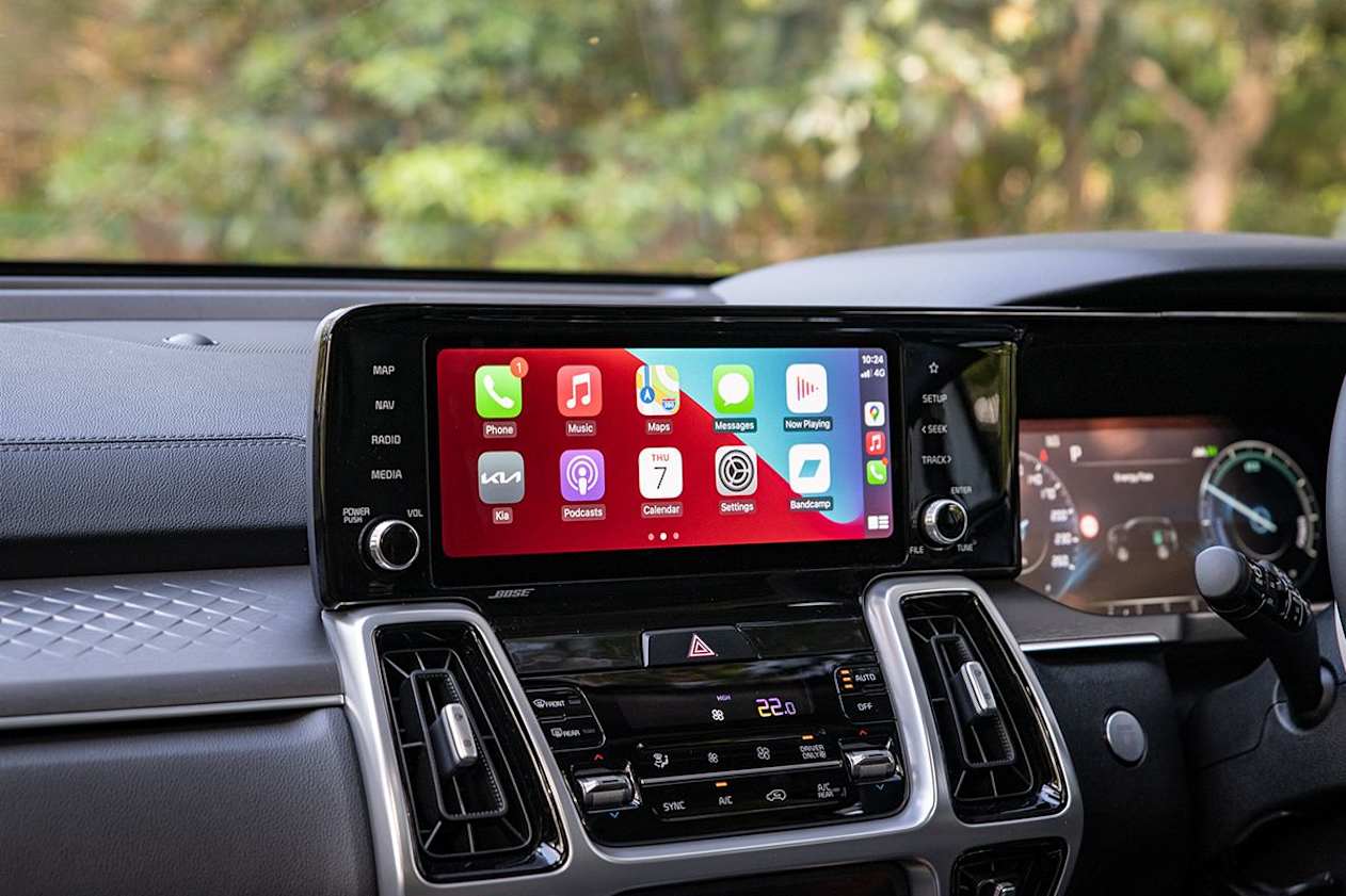 Standard gear at the GT-Line grade is great, including a 10.25-inch multimedia touchscreen. (Image: Tom White)