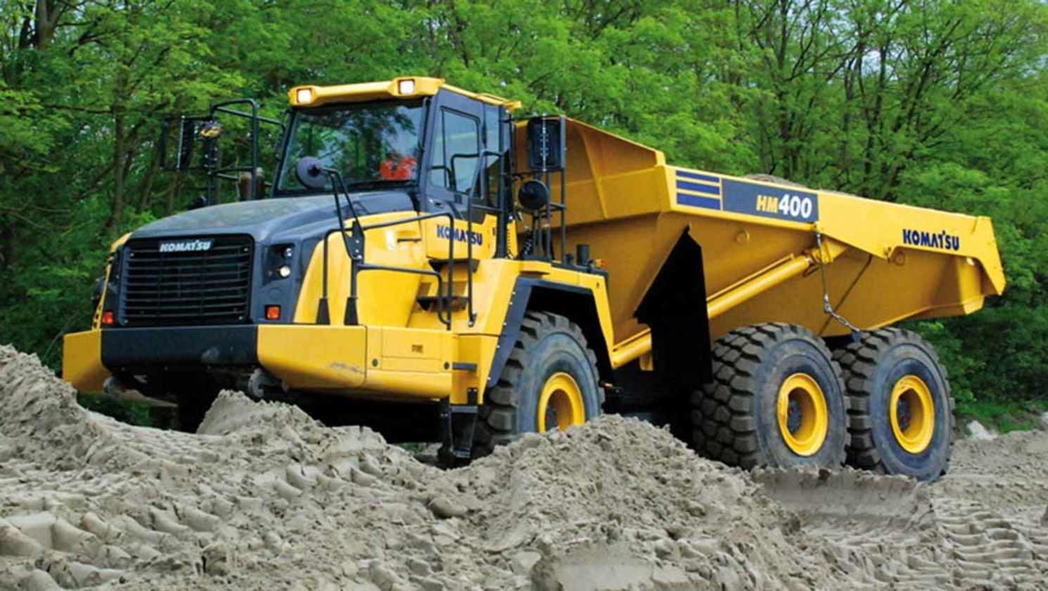 Miniature Construction World - Komatsu HM400-3 Articulated
