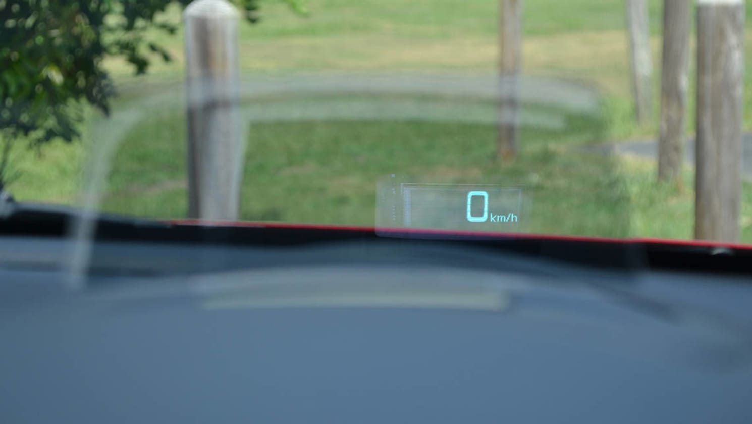 2015 Mazda2 Genki heads up display.