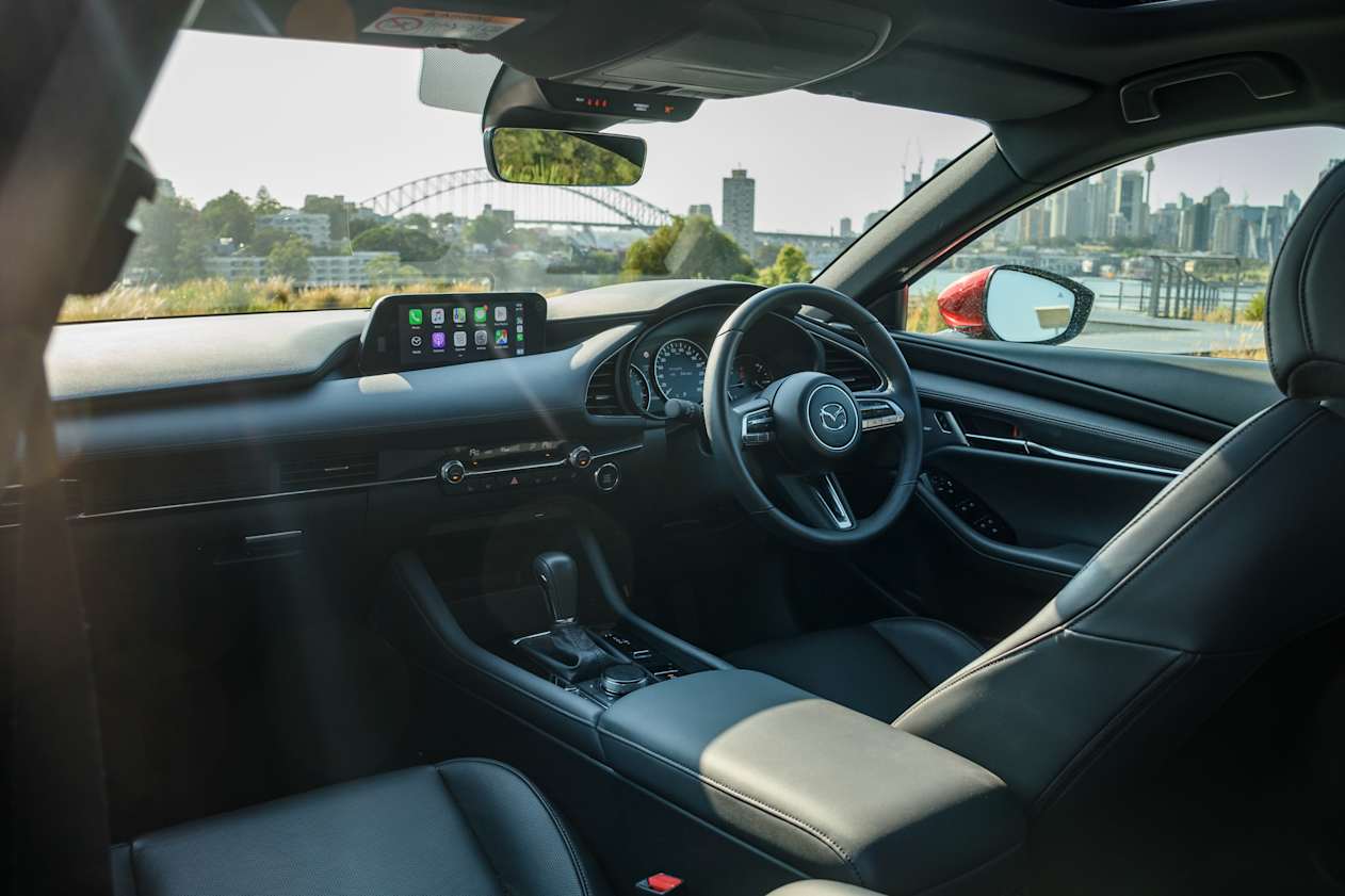 The driving position is very adjustable.