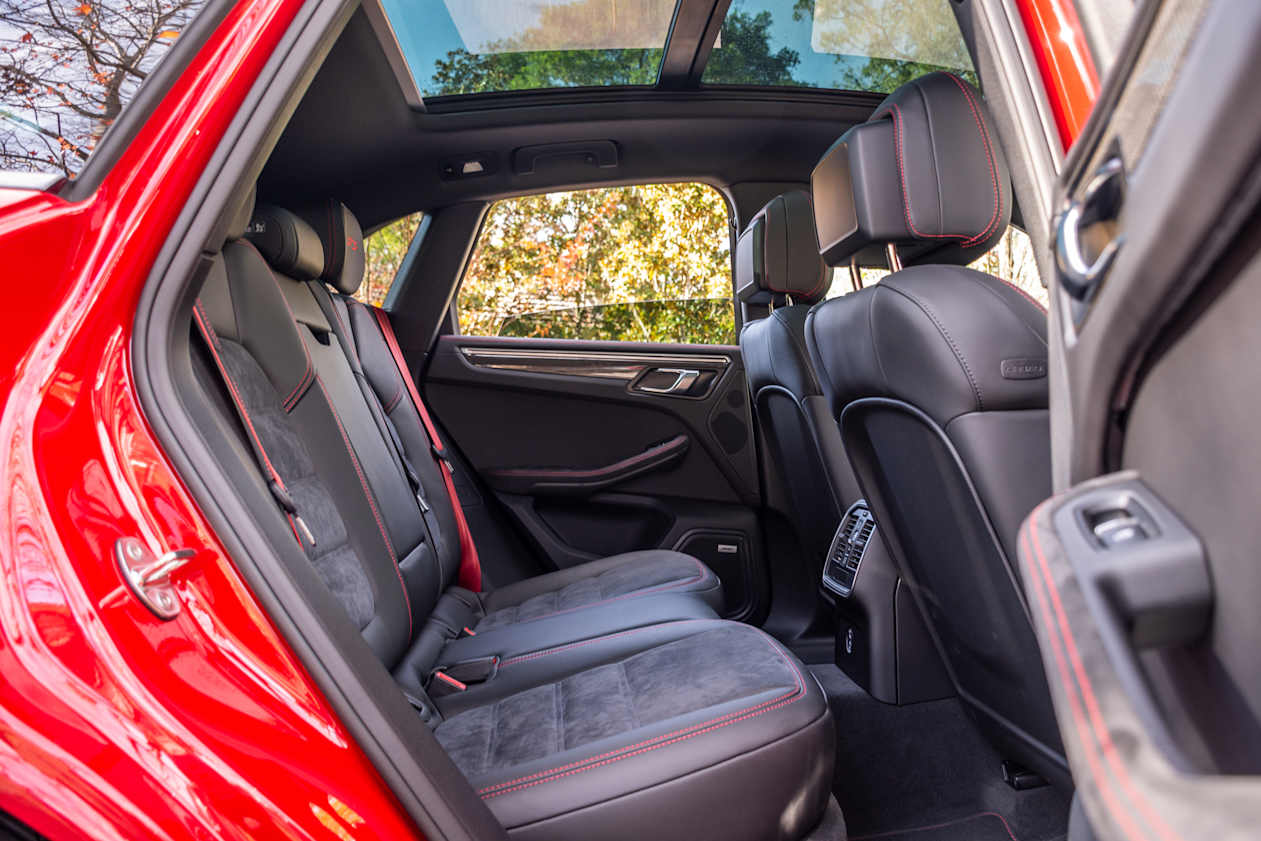 The plastic seat backers, while great for those with kids, seemed uncharacteristically cheap.