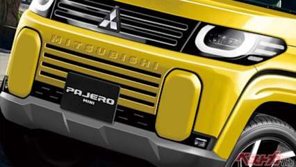 2026 Mitsubishi Pajero Mini digital render. (Image: Best Car)