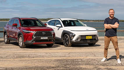 Hyundai Kona Hybrid vs Toyota Corolla Cross GXL