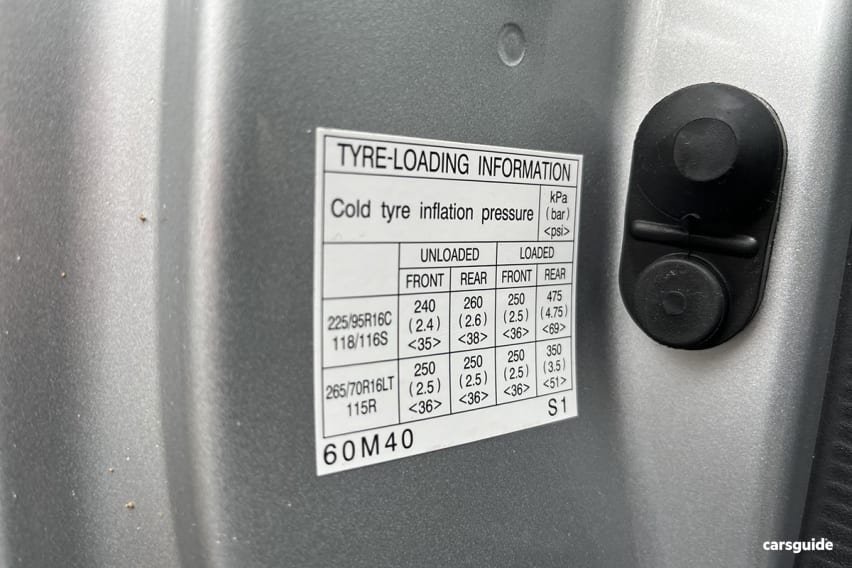 Toyota Landcruiser 70 Series 2023 Tyre Pressure CarsGuide