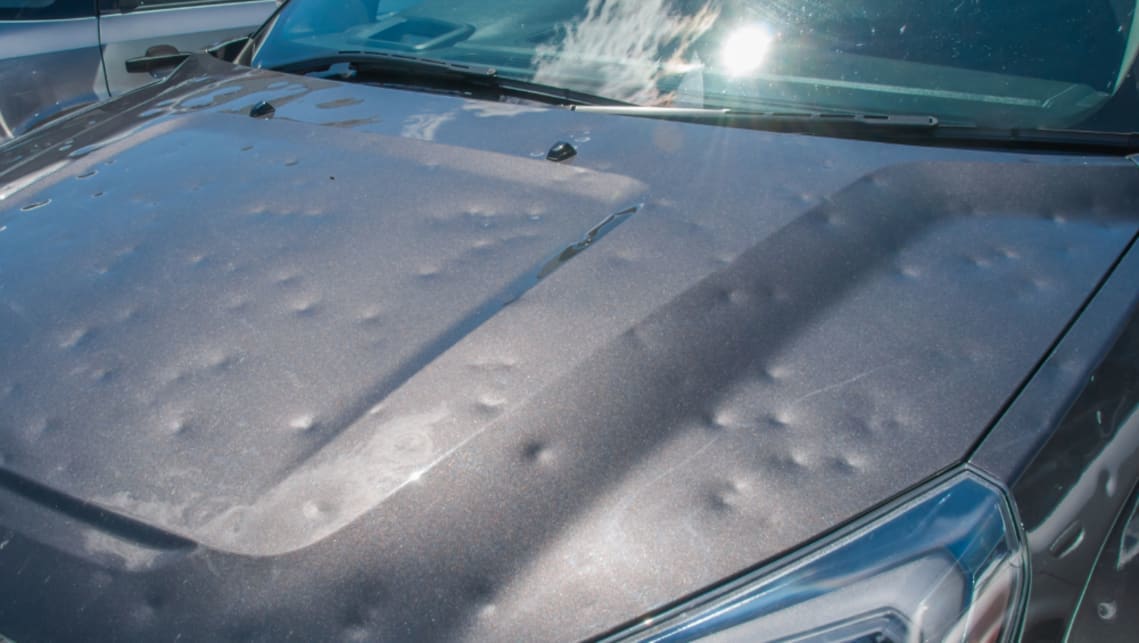 Why you should beware of buying a hail-damaged car - Car News | CarsGuide How Much Hail Damage To Total A Camper