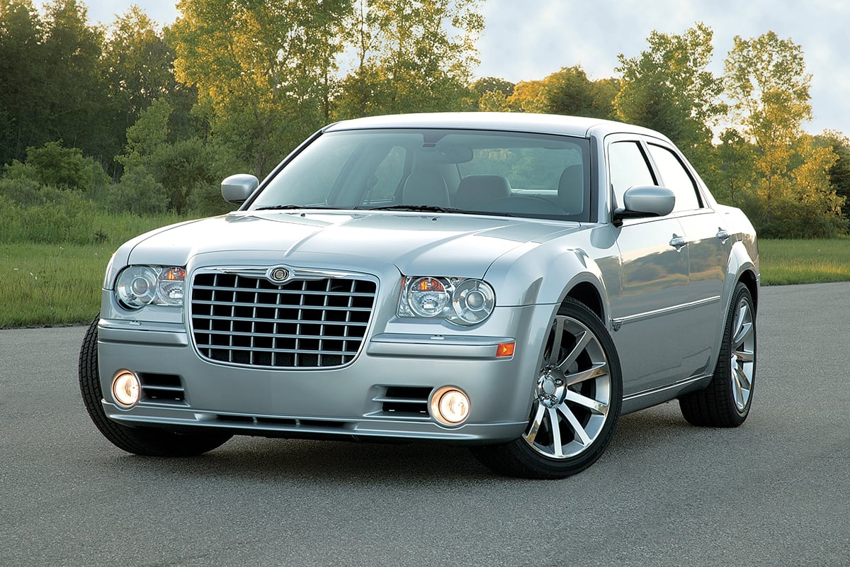 Creative Chrysler 300 2005 Silver Drawing Sketch for Adult