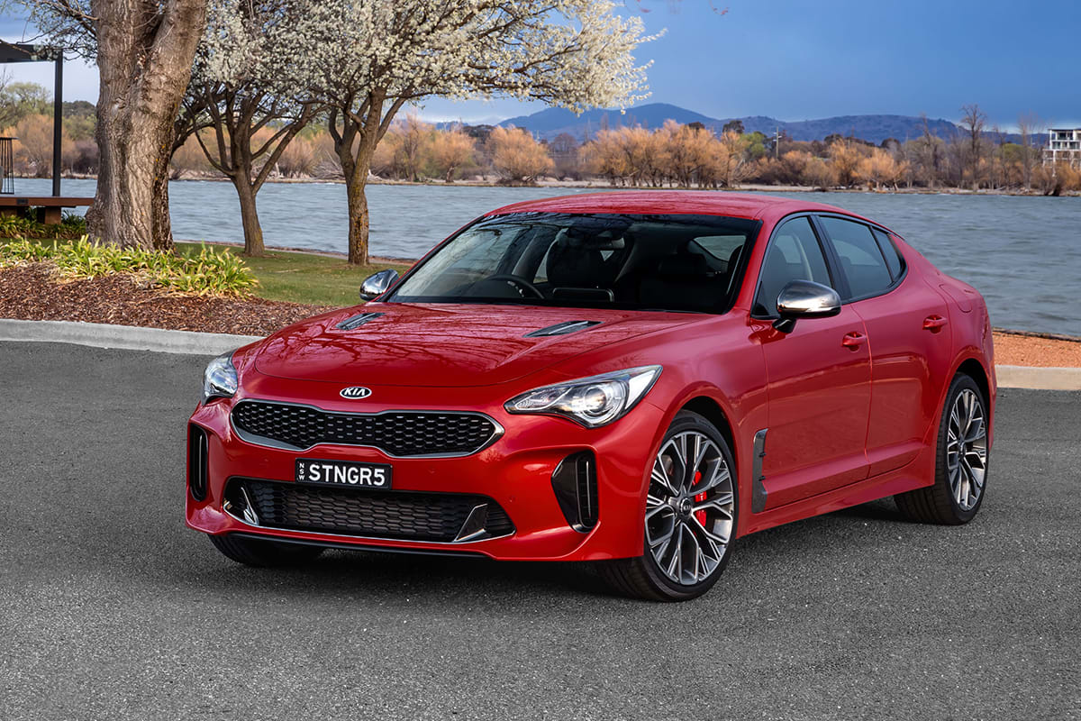 Kia stinger red