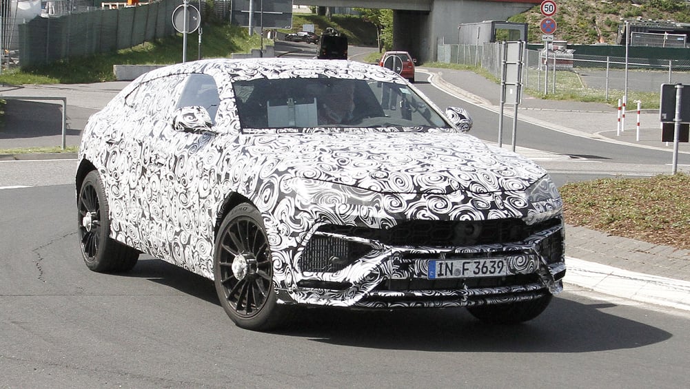 Lamborghini Urus 2018: spy shots - Car News | CarsGuide