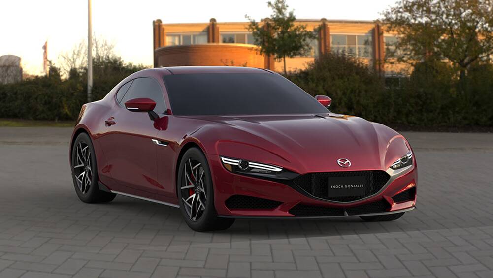 New Mazda RX 7 2022 rendered Could the iconic rotary 