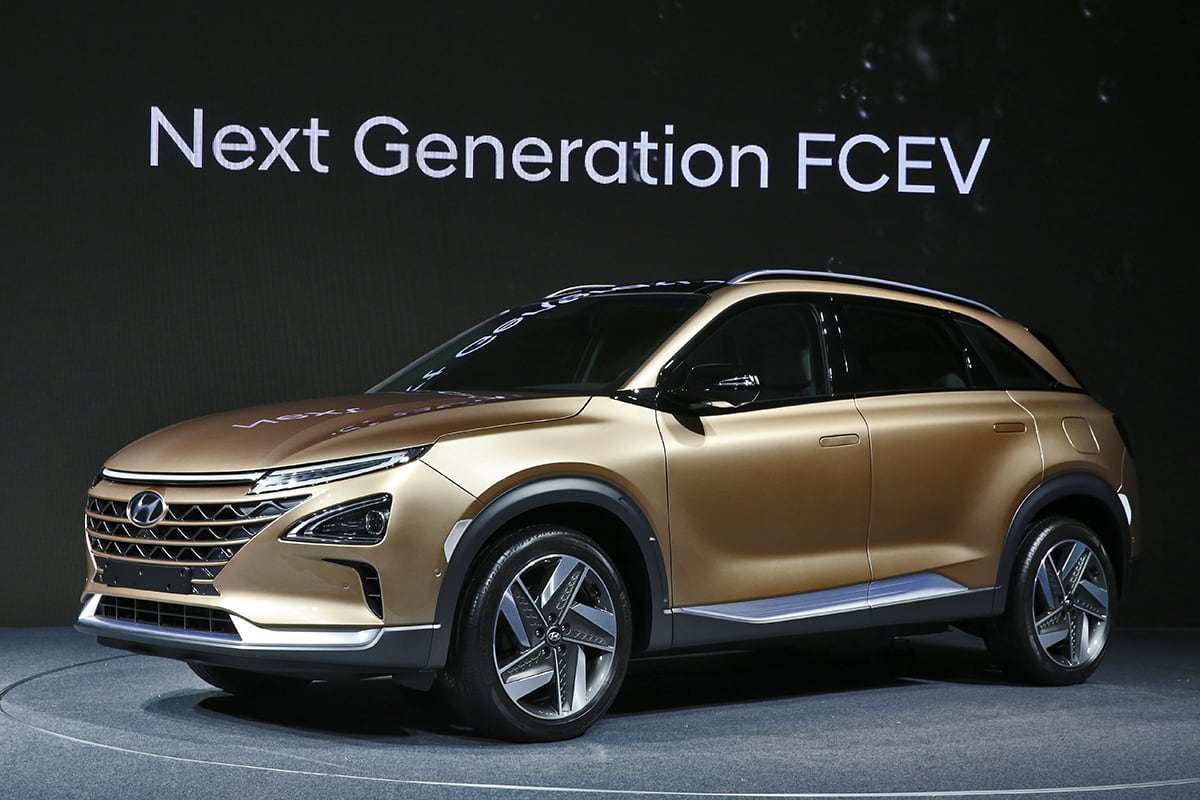 Hyundai hydrogen fuel cell SUV 2018 revealed - Car News | CarsGuide