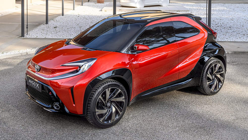 New Toyota Aygo X Prologue Concept Previews Small Rugged Crossover For 2022