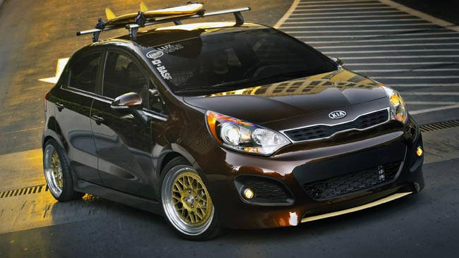 Kia Rio Goes Surfing At Sema Car News Carsguide
