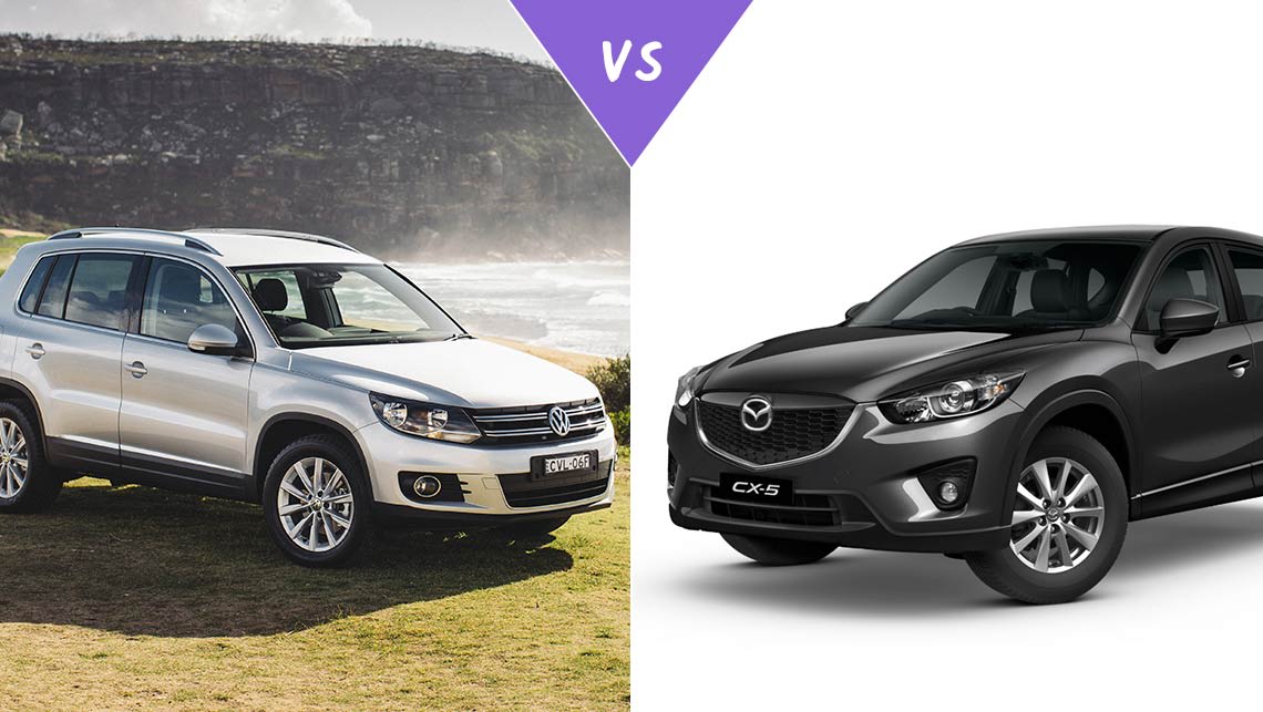 Production Dynamics mainly Volkswagen Tiguan 130TDI vs Mazda CX-5 Maxx Sport diesel - Review |  CarsGuide